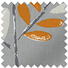 Scandi Sprig, Tangerine - Roman Blind
